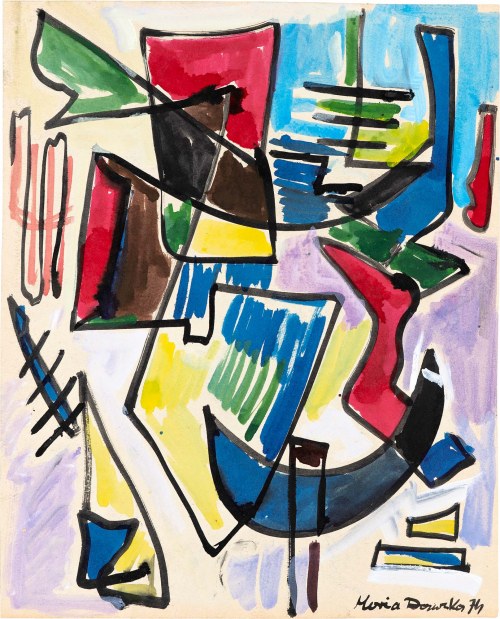 Abstrakcja; 1974, Maria Dawska