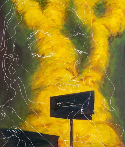 Portret Dawida II; 2023, Wanda Niedźwiedź