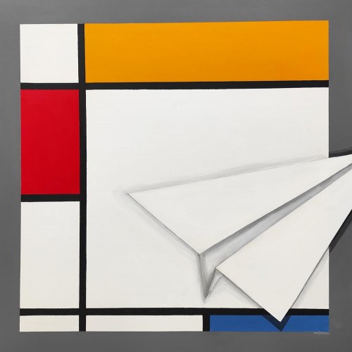 Mondrian i origami, 2022, Izabela Sak