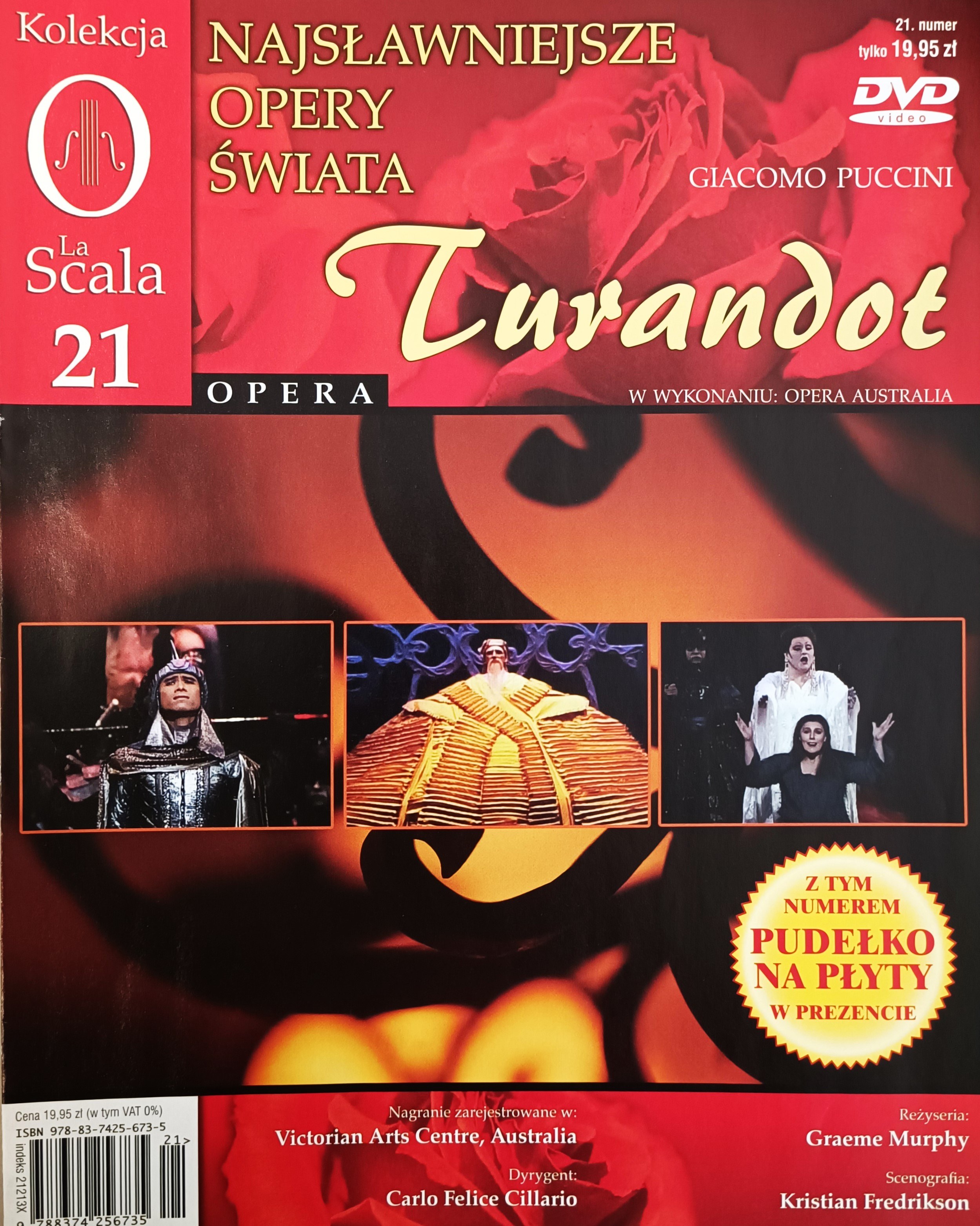 Giacomo Puccini, Turandot, La Scala Collection 21, DVD with