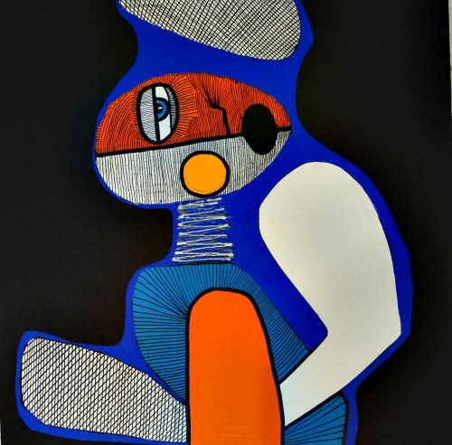 Niebieskie alter-ego, 2022, Ewelina Lochman