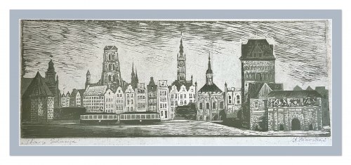 , "Stary Gdańsk", Stanisław Żukowski (1911-1983)