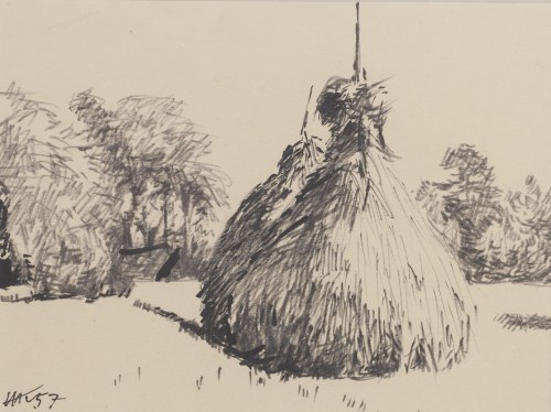 Polska, XX w. (1910 - 1998), Stogi, 1957 r., Helena Krajewska