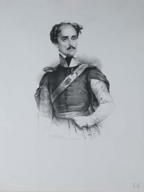 Francja XIX w, Portret Michała Czaykowskiego,XIX w., Bernard Lemercier