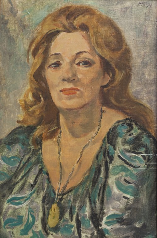 Polska, XX w. (1910 - 1989), Portret, 1979 r., Helena Krajewska