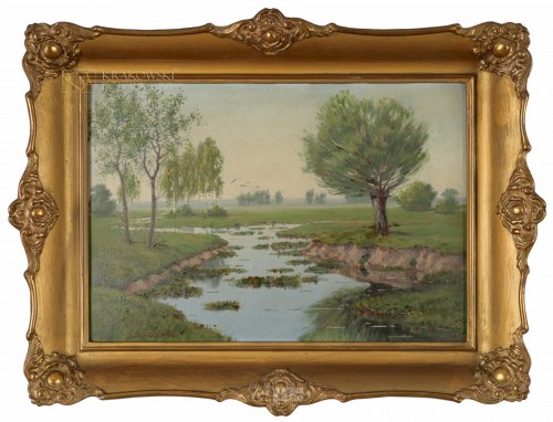 "Wieczór na mokradłach", J. Mariański