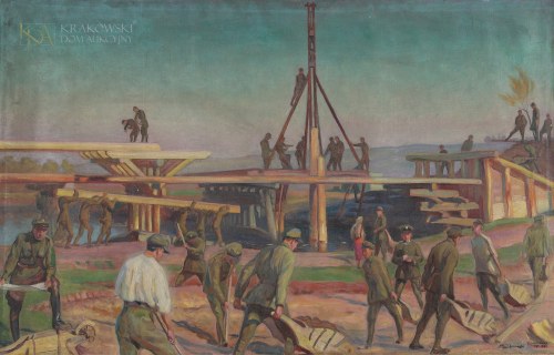"Budowa mostu", Stanisław Klimowski