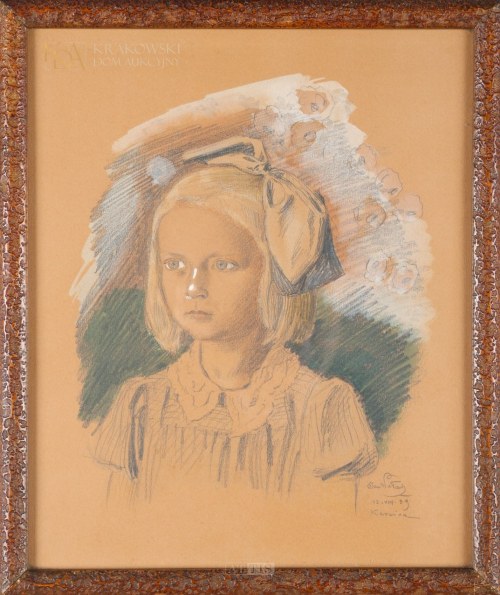 "Dziewczynka z kokardą", Jan Wałach