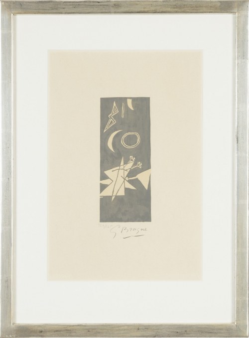 Ciel gris II, 224 z 275, 1959, Georges Braque