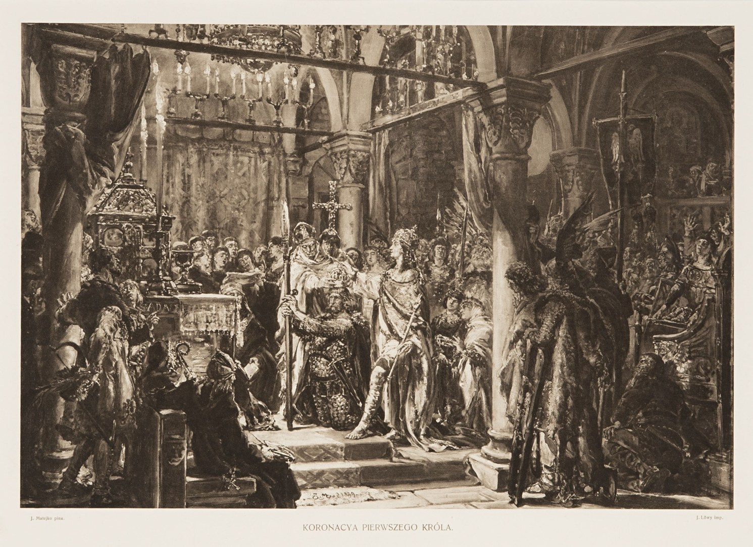 Kiedy Była Koronacja Bolesława Chrobrego Jan Matejko (1838 - 1893), Koronacja Bolesława Chrobrego