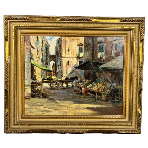 Scena rynkowa., Felice Giordano
