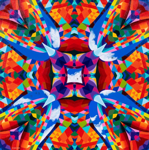 Firmamentum Fru z cyklu Color Fan, 2023, Joanna Bojar-Antoniuk