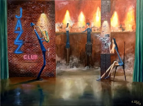 Blue jazz, 2023, Łukasz Załucki