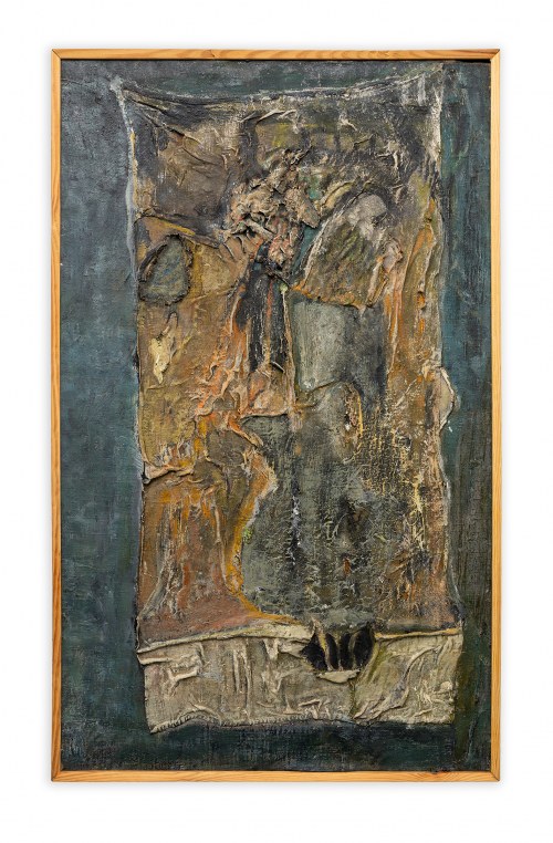 Kompozycja , około 1960 r., Janina Muszanka-Łakomska