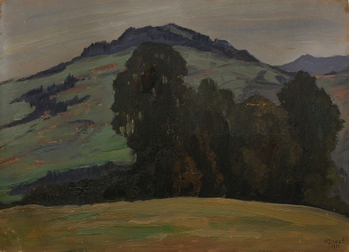 Pejzaż podgórski, H. Drost