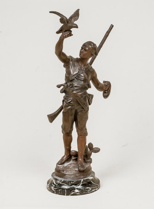 Francja, XIX/XX w. (1854 - 1925), Sokolnik, sprzed 1910 r., Eugene Marioton