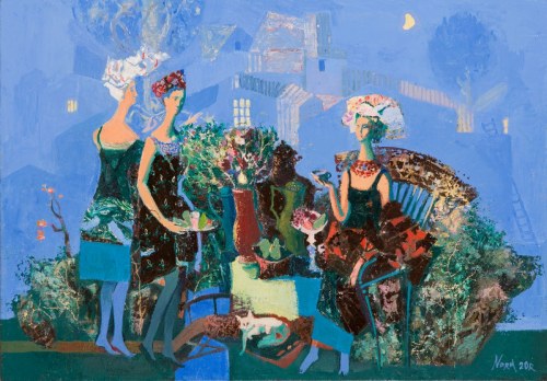 Blue fog, 2020, Leonora Yakimaschenko