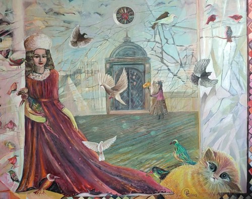 Czarodziejskie patio, 2015, Elżbieta Grzybek