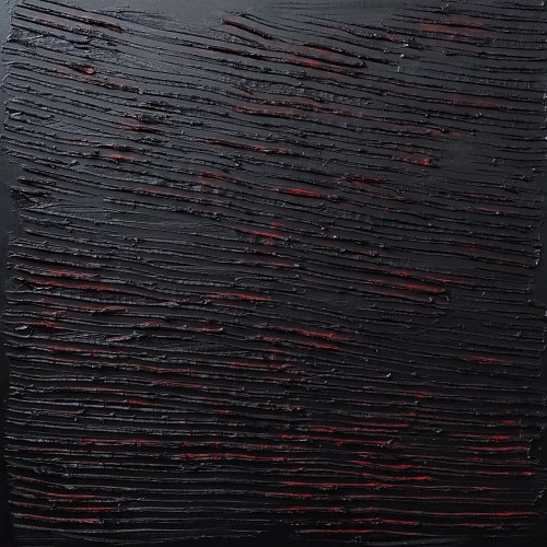 1979 ), Paint in black, 2021, Magdallene Penke