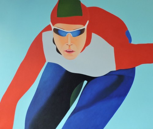 Łyżwiarka, 2014, Antoni Janusz Wojnarowski