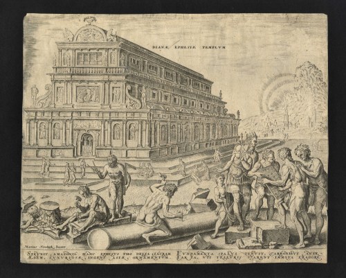 Świątynia Diany w Efezie, 1572 r., Philip Galle
