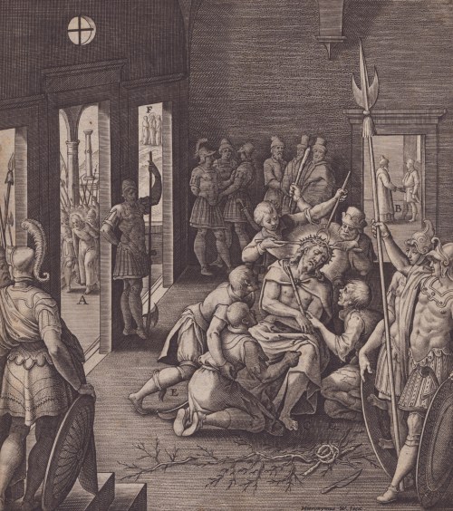 Chrystus wyszydzony, Hieronymus Wierix