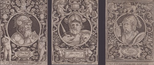 Josue Dux | Judas Machabeus| Artus Rex, 1594 r., Nicolaes de Bruyn