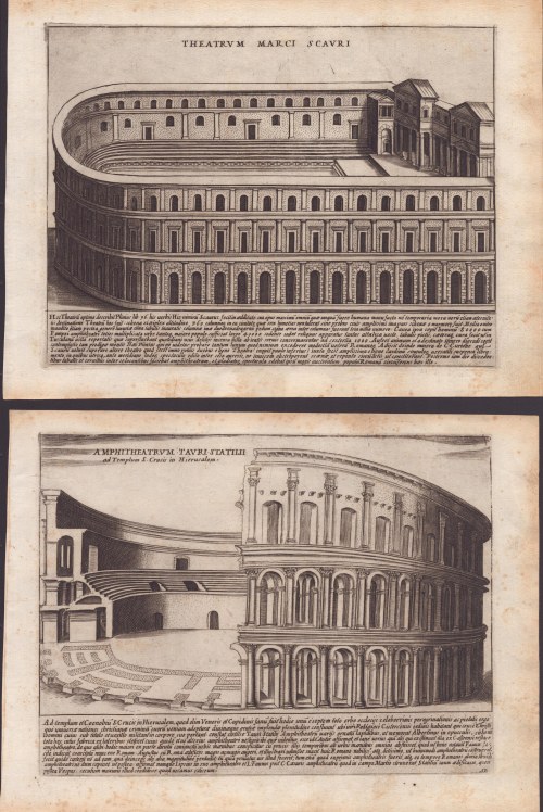 AMPHITHEATRUM TAURI STATILII | THEATRUM MARCI SCAURI, Giacomo Lauro