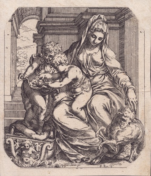 Madonna z Dzieciątkiem i św. Janem, Orazio Farinati
