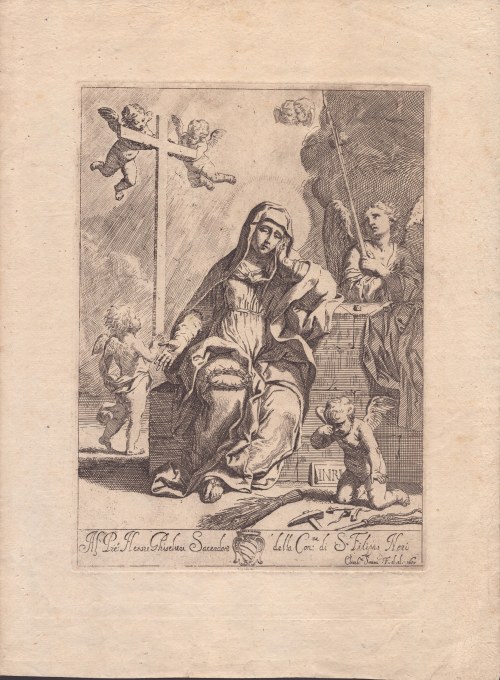 Matka Boska Bolesna, 1657, Elisabetta Sirani