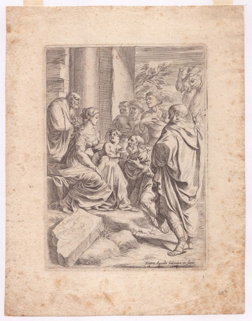 Pokłon Trzech Króli, Pietro Aquila