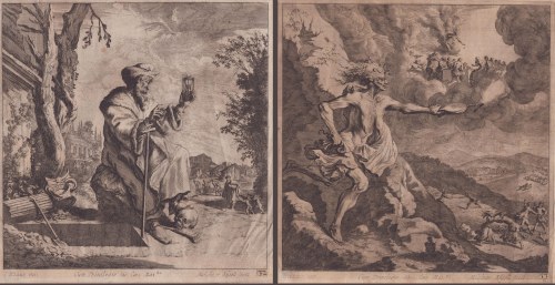 Vanitas. Dwie akwaforty, Melchior Küsel