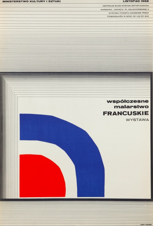 Współczesne Malarstwo Francuskie, Zachęta, 1968, Hubert Hilscher