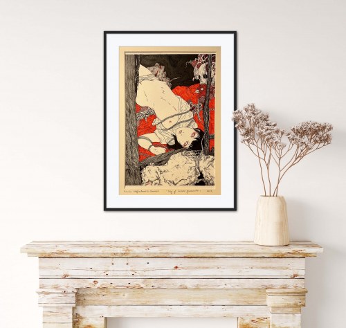„W hołdzie Takato Yamamoto”, 2017, Kamila Wojciechowicz-Krauze