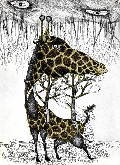 "Fake Giraffe", 2023, Pati Dubiel