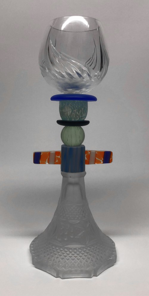 "Freaky WHITE-BLUE", 2023 unikat 1/1, Pati Dubiel