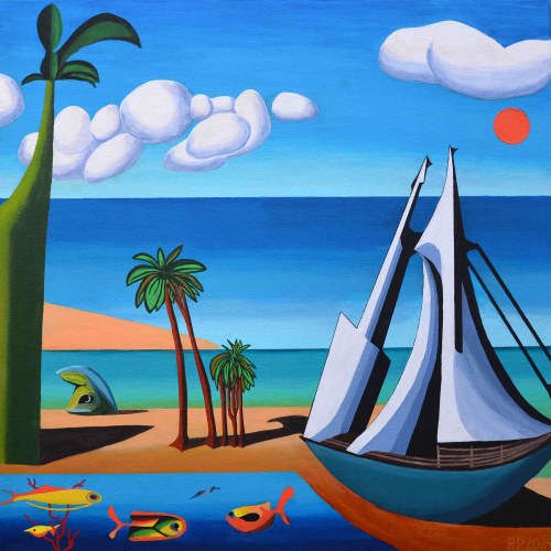Caribbean Blue, 2024, Robert Piasecki