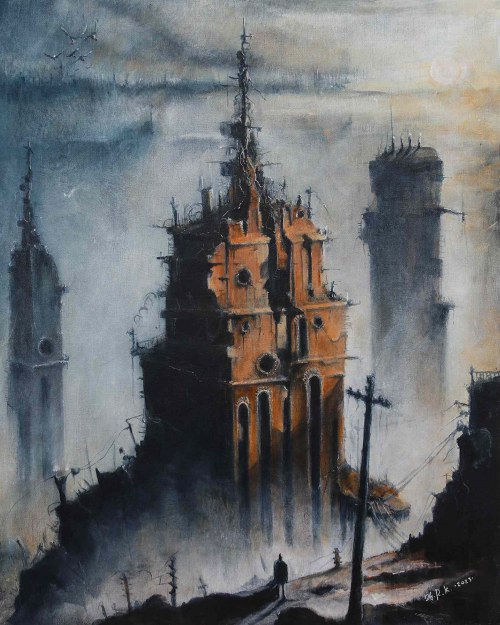 Odlot czerwonodziobych, 2023, Zbigniew Kozłowski