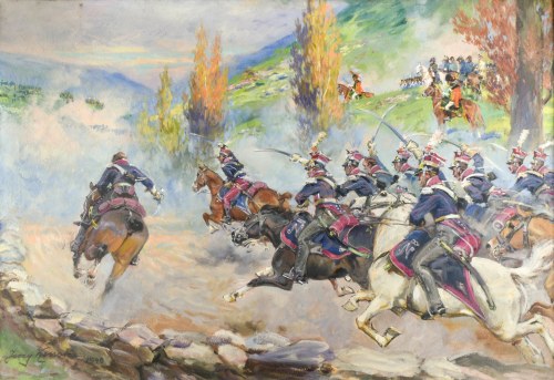 Bitwa pod Somosierrą, 1940, Jerzy Kossak