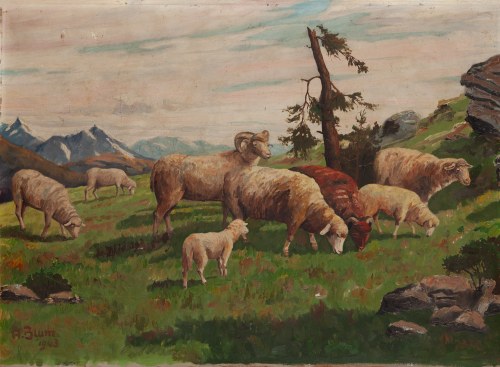 Owce na hali, 1943, Aviva Blum