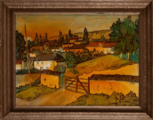 Miasteczko, 1950, Franciszek Ruszak