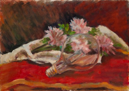 Martwa natura z żarówką, 1976, Hanna Sosinowicz