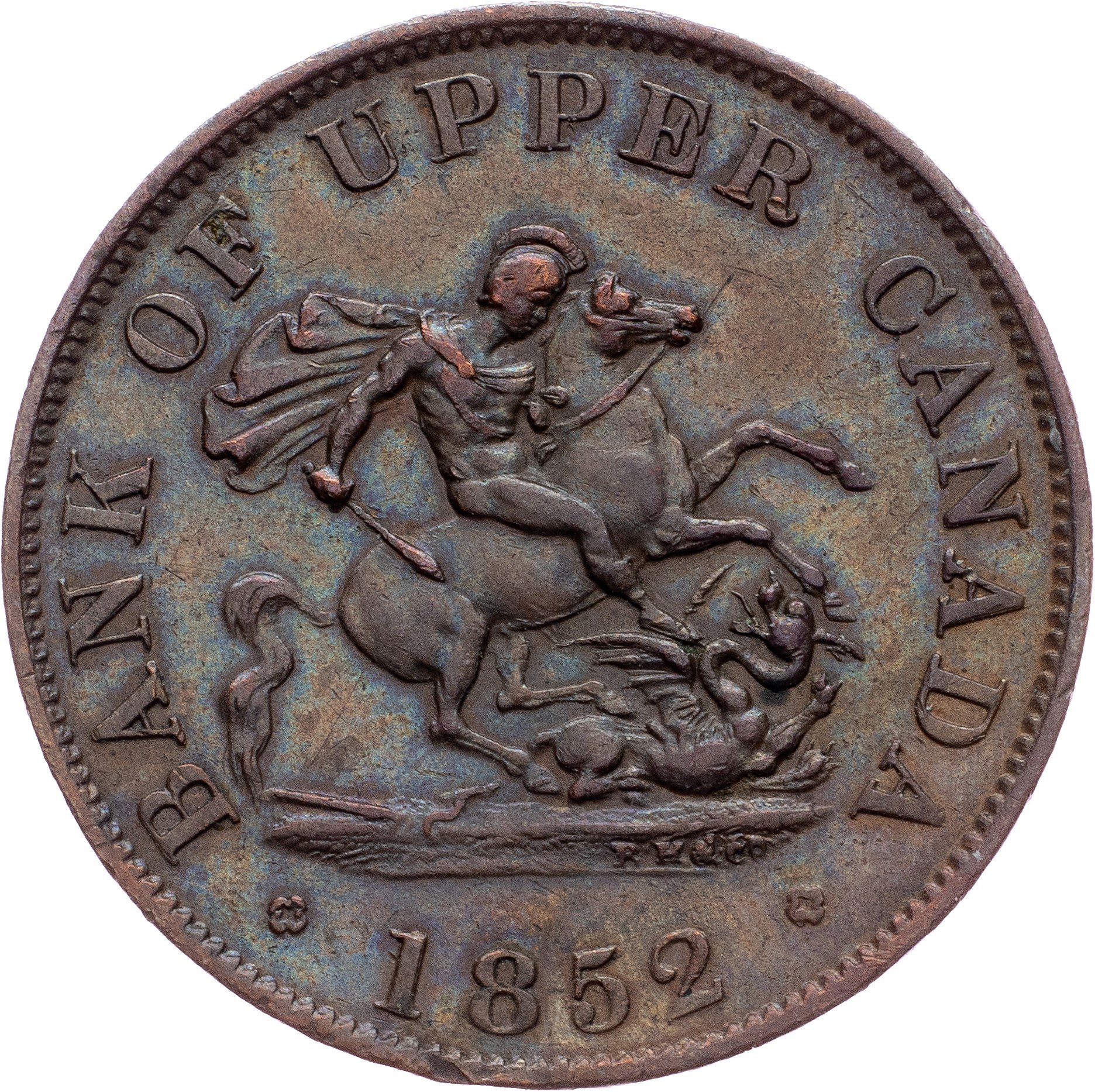 Canada - Bank of Upper Canada Half Penny Token 1852 - インターネットオークション /  オンライン入札 - 価格 - OneBid
