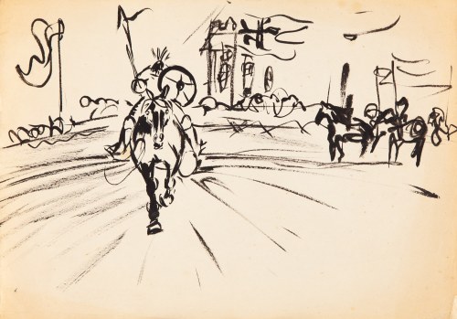 Na spotkanie z przeciwnikiem, ok. 1973, Tadeusz Piotrowski