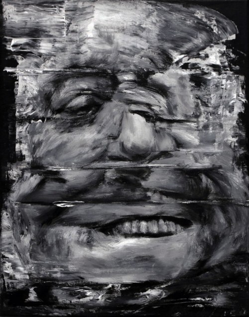Z cyklu "Selfies", 2021 r., Łukasz Wodyński