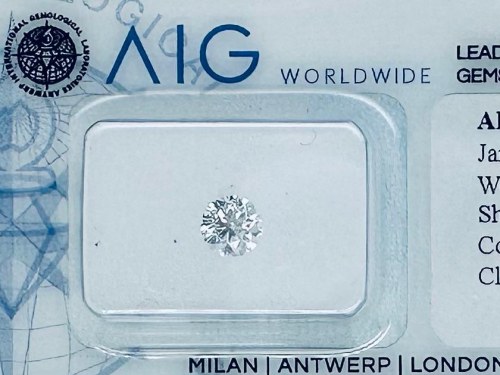 5 CT F - SI1 - KSZTAŁT BRILLANT - CERTYFIKAT AIG - C31221-1, 1 DIAMENT 0