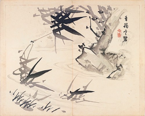 Zakole rzeki, Tokio, 1894, Taki Katei