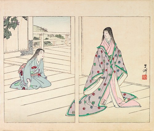 Nakamura Busuke, Kobieta w barwnym kimonie, Kioto, 1892, Yamada Kōtarō