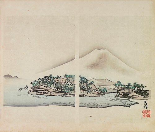 Nakamura Busuke, Góra Fuji, Kioto, 1892, Yamada Kōtarō