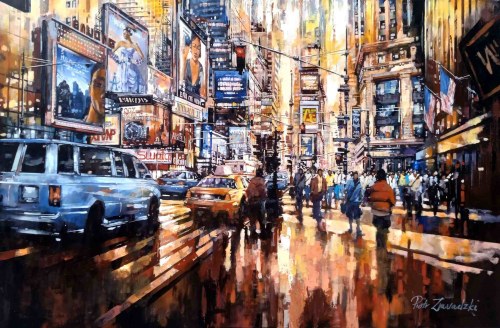 Metropolis. Times Square New York part 1, 2024, Piotr Zawadzki